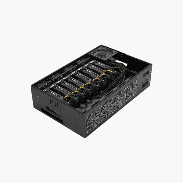GPU Mining Rig With 8 Graphics Cards GPU Miner for Crypto Mining
