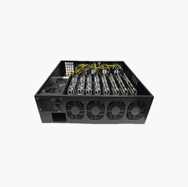 GPU Mining Rig With 8 Graphics Cards GPU Miner for Crypto Mining
