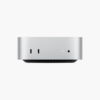 Apple Mac mini silver desktop front view